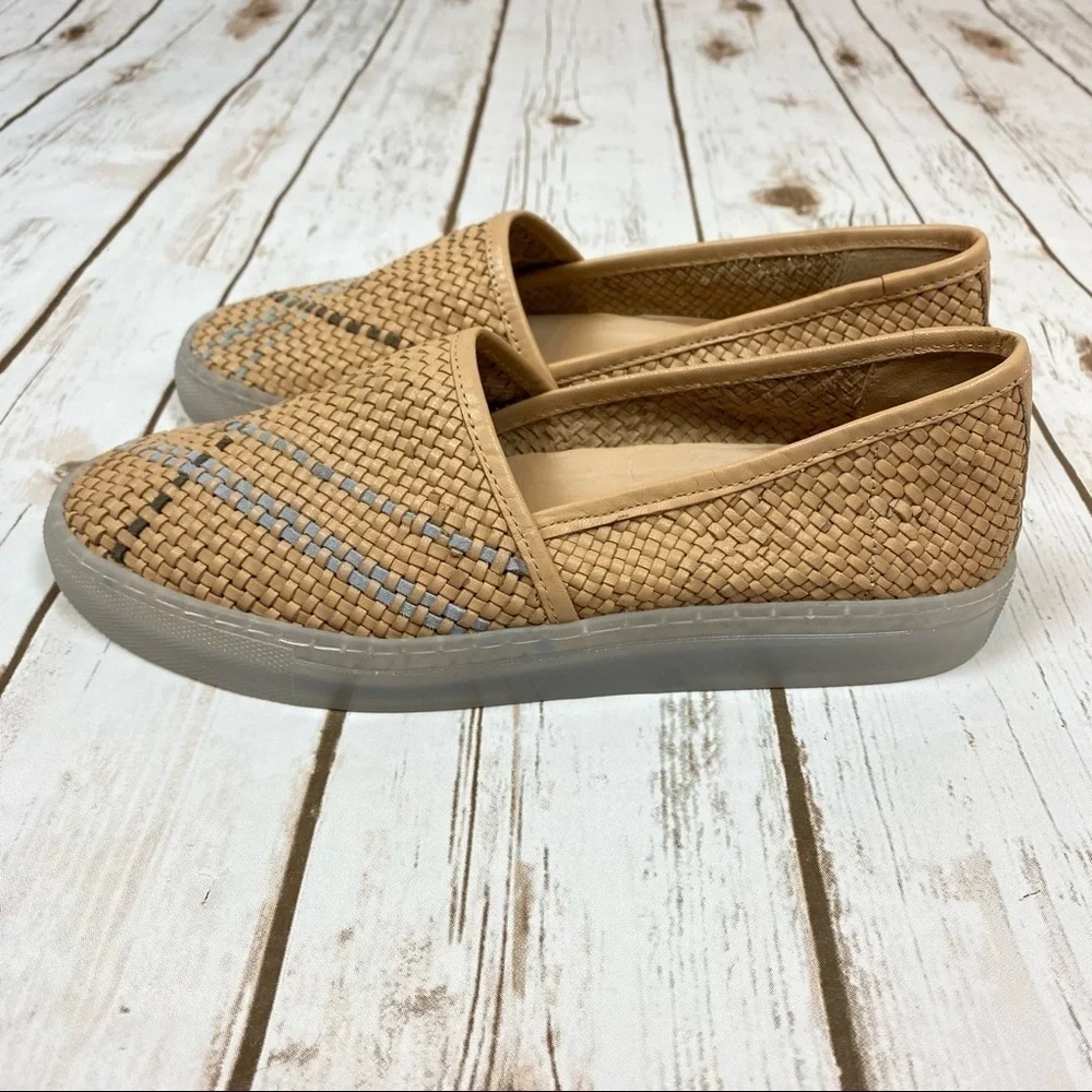 Free People Santorini‎ Slip on Woven Sneakers Sz 39